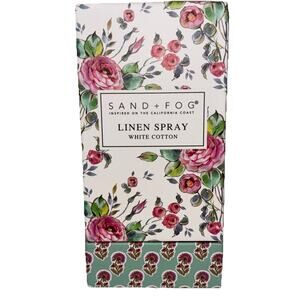Sand & Fog White Cotton Linen Spray 3.2oz/95ml Room & Fabric Fragrance Mist NEW